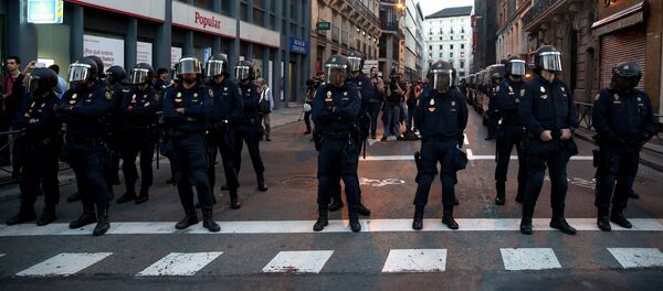 Los policías de España (archivo) - Sputnik Mundo