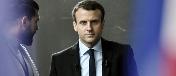Emmanuel Macron, candidato presidencial de Francia - Sputnik Mundo