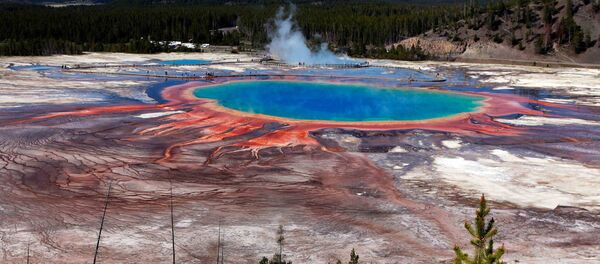 La Gran Fuente Prismática en el Parque Nacional de Yellowstone - Sputnik Mundo