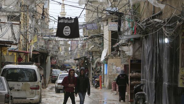 Bandera de Daesh (Archivo) - Sputnik Mundo