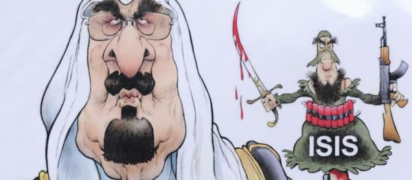 Protesta contra los patrocinadores de Daesh en Virginia, 21 de junio de 2014 - Sputnik Mundo