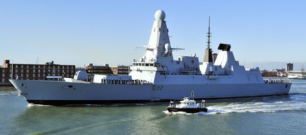 El destructor HMS Daring de la Armada Real del Reino Unido - Sputnik Mundo