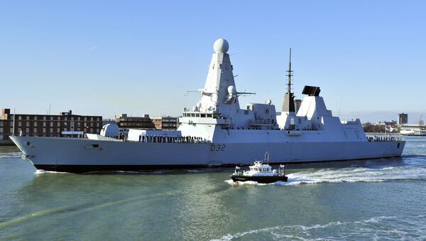 Destructor HMS Daring de la Armada Real británica - Sputnik Mundo