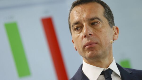 Christian Kern, canciller austríaco - Sputnik Mundo