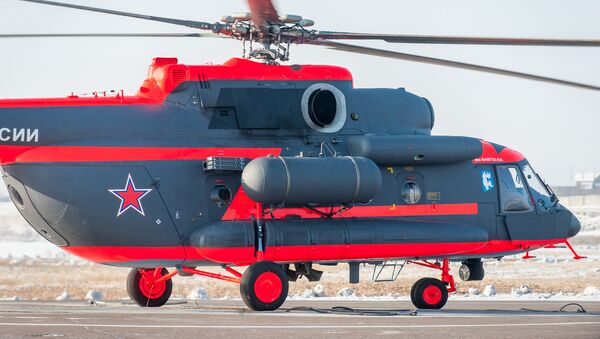 Helicóptero ártico Mi-8AMTSh-VA - Sputnik Mundo