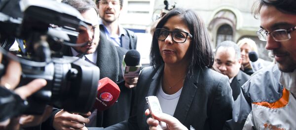 Delcy Rodríguez, ministra de Exteriores de Venezuela - Sputnik Mundo