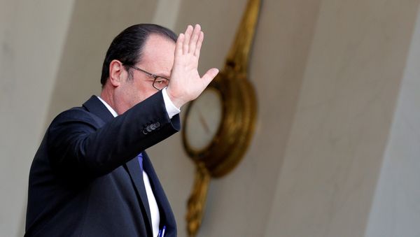 François Hollande, presidente de Francia François Hollande, presidente de Francia - Sputnik Mundo