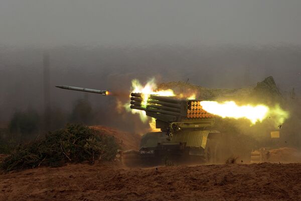 El sistema de lanzamiento múltiple Grad - Sputnik Mundo