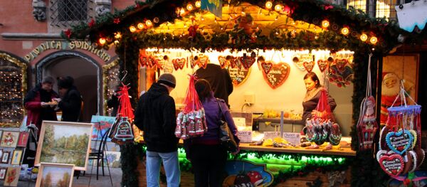 Un mercado navideño - Sputnik Mundo