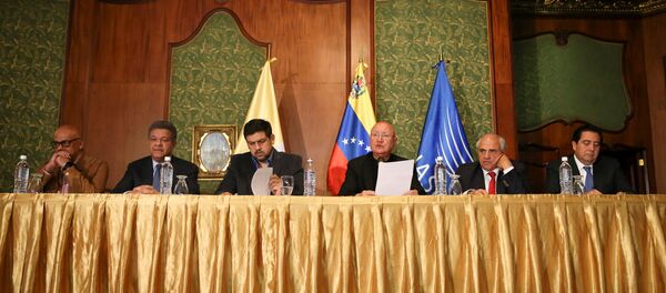 Diálogo entre el Gobierno de Venezuela y la oposición (archivo) - Sputnik Mundo