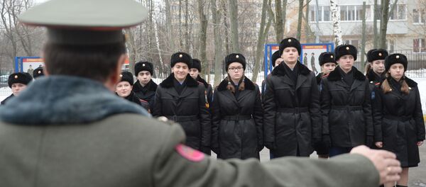 Honor y fuerza: escuela de cadetes en Moscú - Sputnik Mundo