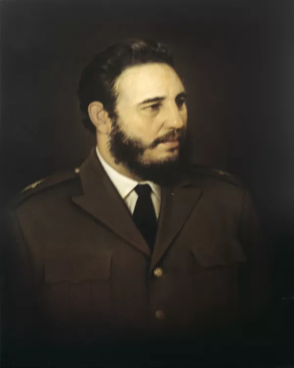 Reproducción del retrato de Fidel Castro por la Fábrica de Pintura Miniatura rusa de Fedóskino Reproducción del retrato de Fidel Castro por la Fábrica de Pintura Miniatura rusa de Fedóskino - Sputnik Mundo