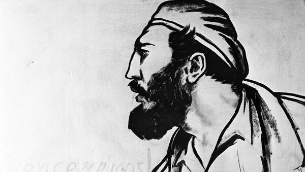 Retrato de Fidel Castro - Sputnik Mundo