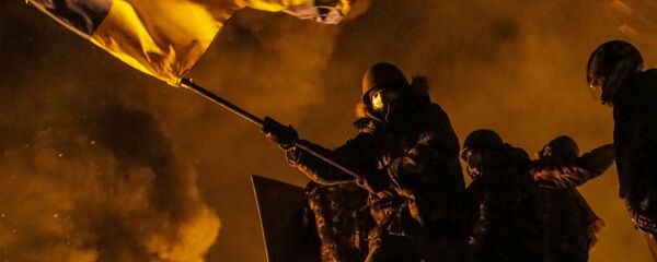 Los disturbios del Maidán en la capital de Ucrania en 2014 Los disturbios del Maidán en la capital de Ucrania en 2014 - Sputnik Mundo