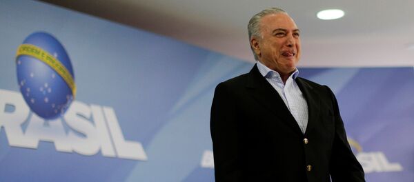 Michel Temer, presidente de Brasil - Sputnik Mundo