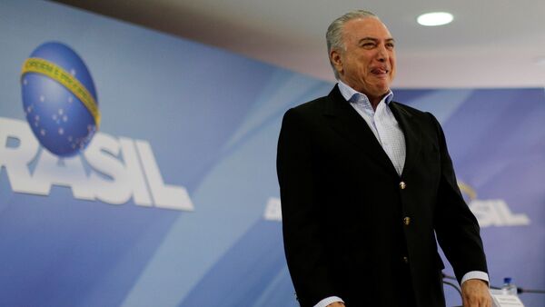 Michel Temer, presidente de Brasil - Sputnik Mundo
