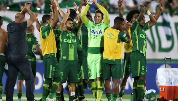 Jugadores de Chapecoense - Sputnik Mundo