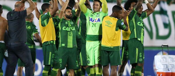 Jugadores de Chapecoense - Sputnik Mundo
