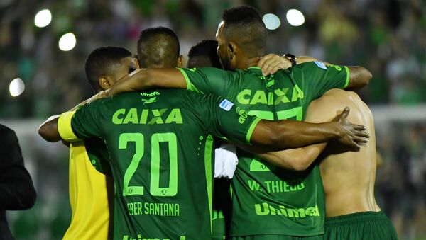 Jugadores del equipo Chapecoense (archivo) - Sputnik Mundo
