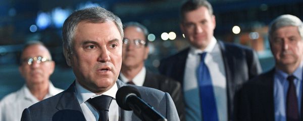 Viacheslav Volodin, presidente de la Duma de Estado, encabeza la delegación rusa en Cuba Viacheslav Volodin, presidente de la Duma de Estado, encabeza la delegación rusa en Cuba - Sputnik Mundo