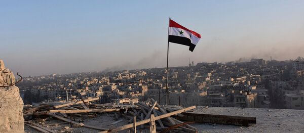 La bandera nacional de Siria La bandera nacional de Siria - Sputnik Mundo