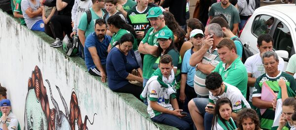 Hinchas de Chapecoense Hinchas de Chapecoense - Sputnik Mundo