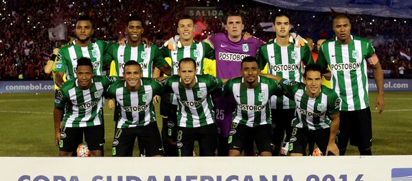 El equipo del club Atlético Nacional - Sputnik Mundo