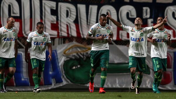 Los futbolistas del club brasileño Chapecoense (archivo) - Sputnik Mundo