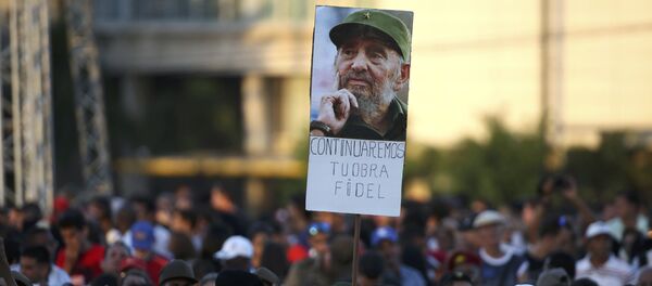 Cuba se despide de Fidel Castro - Sputnik Mundo