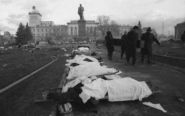 Consecuencias del terremoto de Spitak del 7 de diciembre de 1988. - Sputnik Mundo