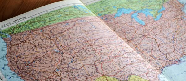 El mapa de EEUU - Sputnik Mundo