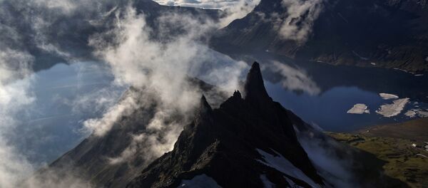 Volcán Paektu en Corea del Norte Volcán Paektu en Corea del Norte - Sputnik Mundo