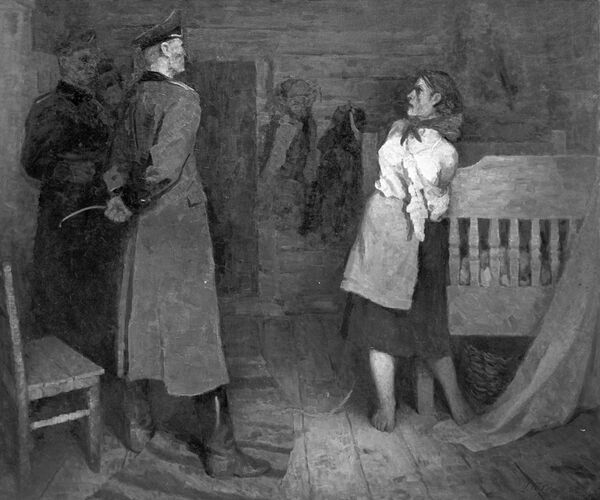 Réplica del cuadro de Teguin Hija de la patria - Sputnik Mundo