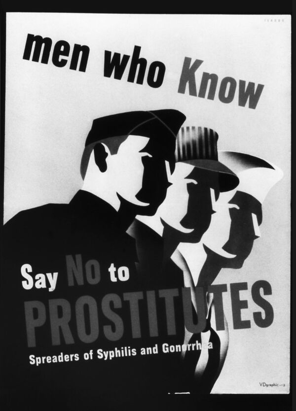 Folleto que llama a decir que no a la prostitución - Sputnik Mundo