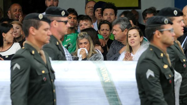 Los restos de las víctimas del equipo de fútbol Chapecoense Los restos de las víctimas del equipo de fútbol Chapecoense - Sputnik Mundo