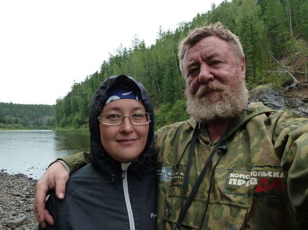 Nikolái Varségov y su esposa Natalia, periodistas del diario Komsomólskaya Pravda, investigadores del accidente en el paso Diátlov - Sputnik Mundo