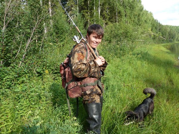 El cazador mansi Oleg - Sputnik Mundo