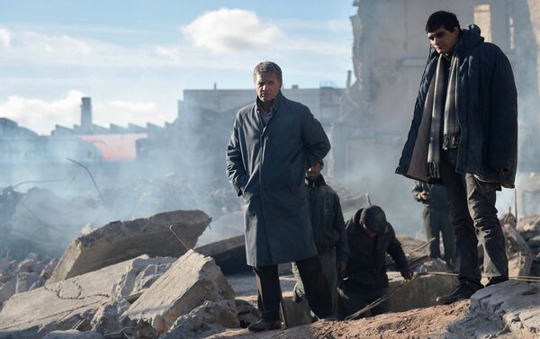 Grabación de la película 'Terremoto' - Sputnik Mundo