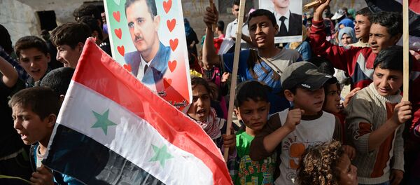 Entrega de ayuda humanitaria rusa en Siria (archivo) - Sputnik Mundo