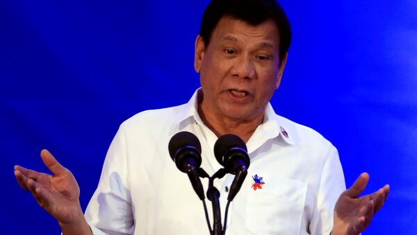 Rodrigo Duterte, el presidente de Filipinas (archivo) - Sputnik Mundo