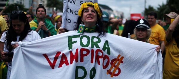 Protestas a favor de la Lava Jato - Sputnik Mundo