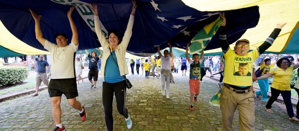 Protestas a favor de la Lava Jato Protestas a favor de la Lava Jato - Sputnik Mundo