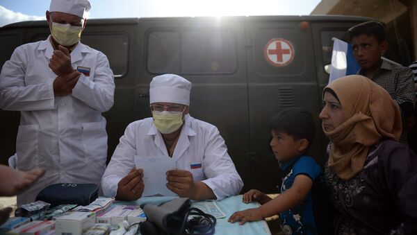 Médicos rusos en Siria (archivo) - Sputnik Mundo