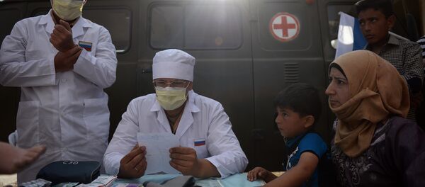 Médicos rusos en Siria (archivo) - Sputnik Mundo