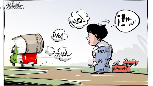 El fracaso del referéndum de Renzi - Sputnik Mundo