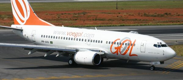 Un avión de Gol Transportes Aéreos Un avión de Gol Transportes Aéreos - Sputnik Mundo