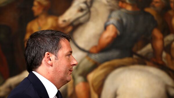 Matteo Renzi, primer ministro de Italia - Sputnik Mundo