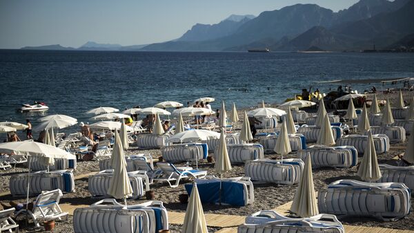 Playa en Turquía (imagen referencial) - Sputnik Mundo