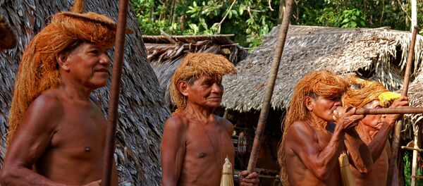 Members of an Amazon Indian tribe Yagua - Sputnik Mundo