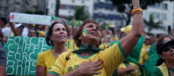 Protestas contra la corrupción en Río de Janeiro - Sputnik Mundo
